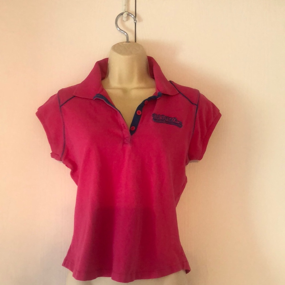 Woman’s spring pink Y2k U.S Polo collar tee shirt shirt - Picture 4 of 13